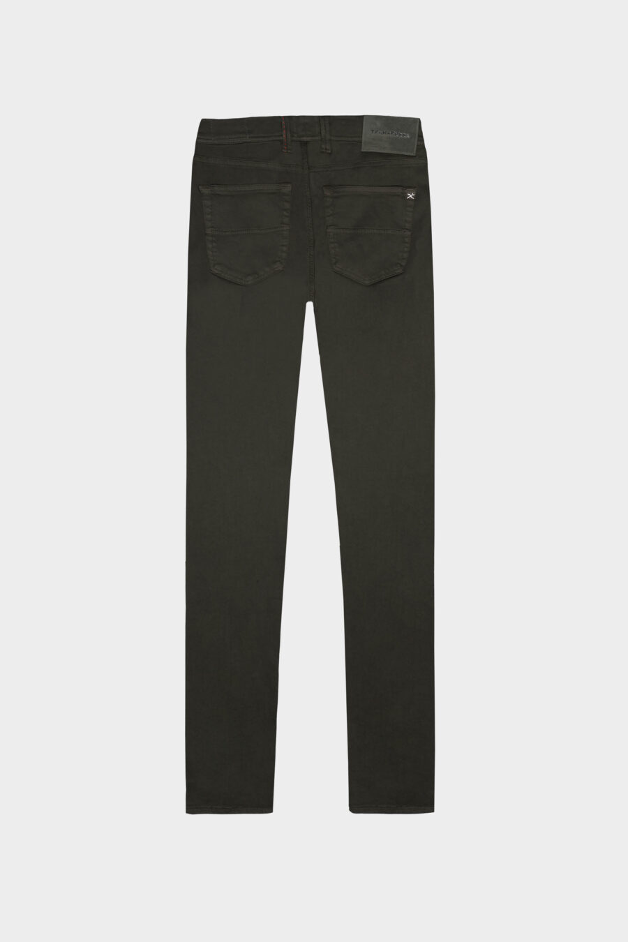 LEONARDO ZIP SS SLIM STRETCH COTTON GABARDINE PANTS GREEN - immagine 6