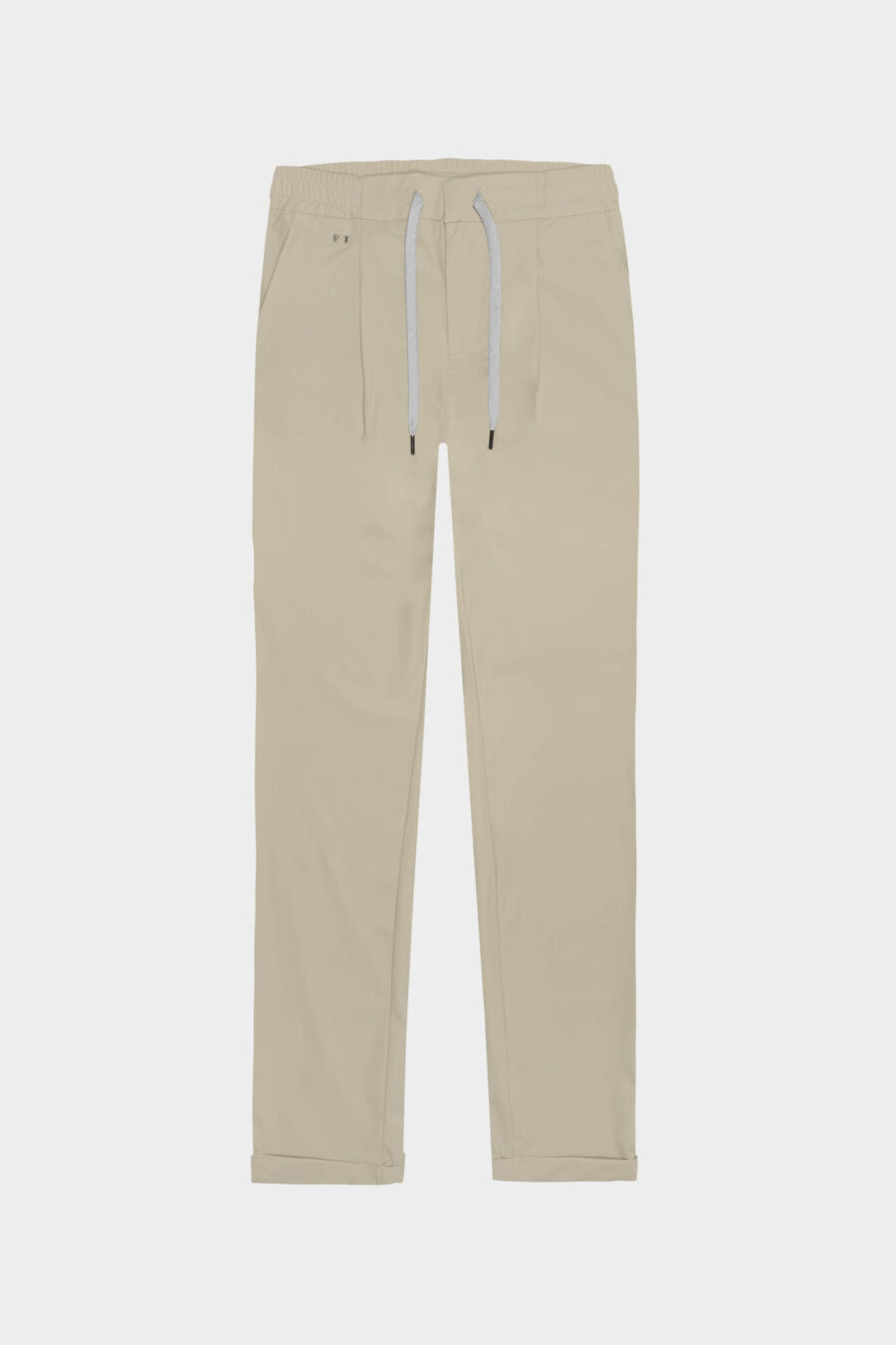 ALVISE REGULAR PANTS IN BEIGE TECHNICAL FABRIC
