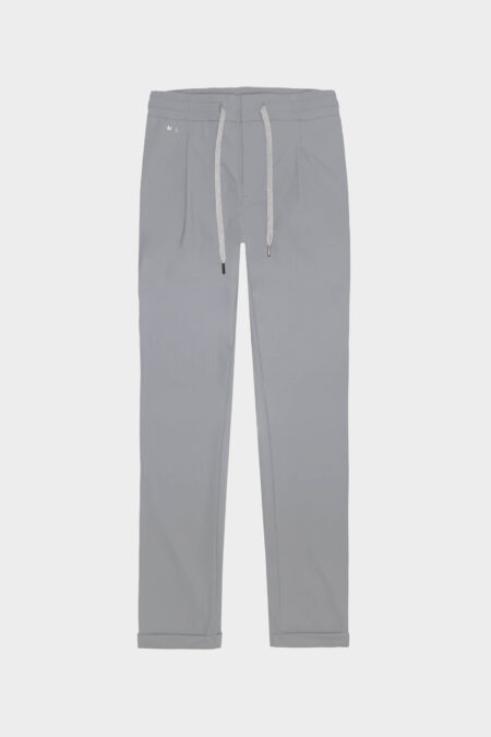 ALVISE REGULAR PANTS IN GRAY TECHNICAL FABRIC
