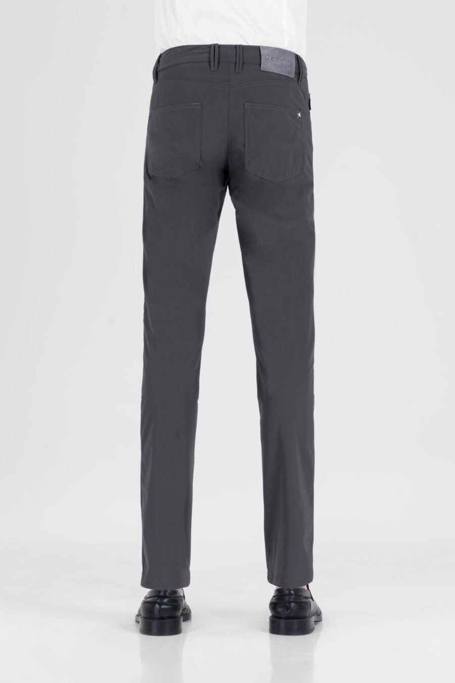 LEONARDO DYNAMIC REGULAR PANTS IN GREY TECHNICAL FABRIC - Image 3