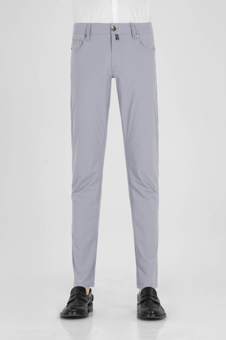 LEONARDO DYNAMIC REGULAR PANTS IN GREY TECHNICAL FABRIC - Image 2