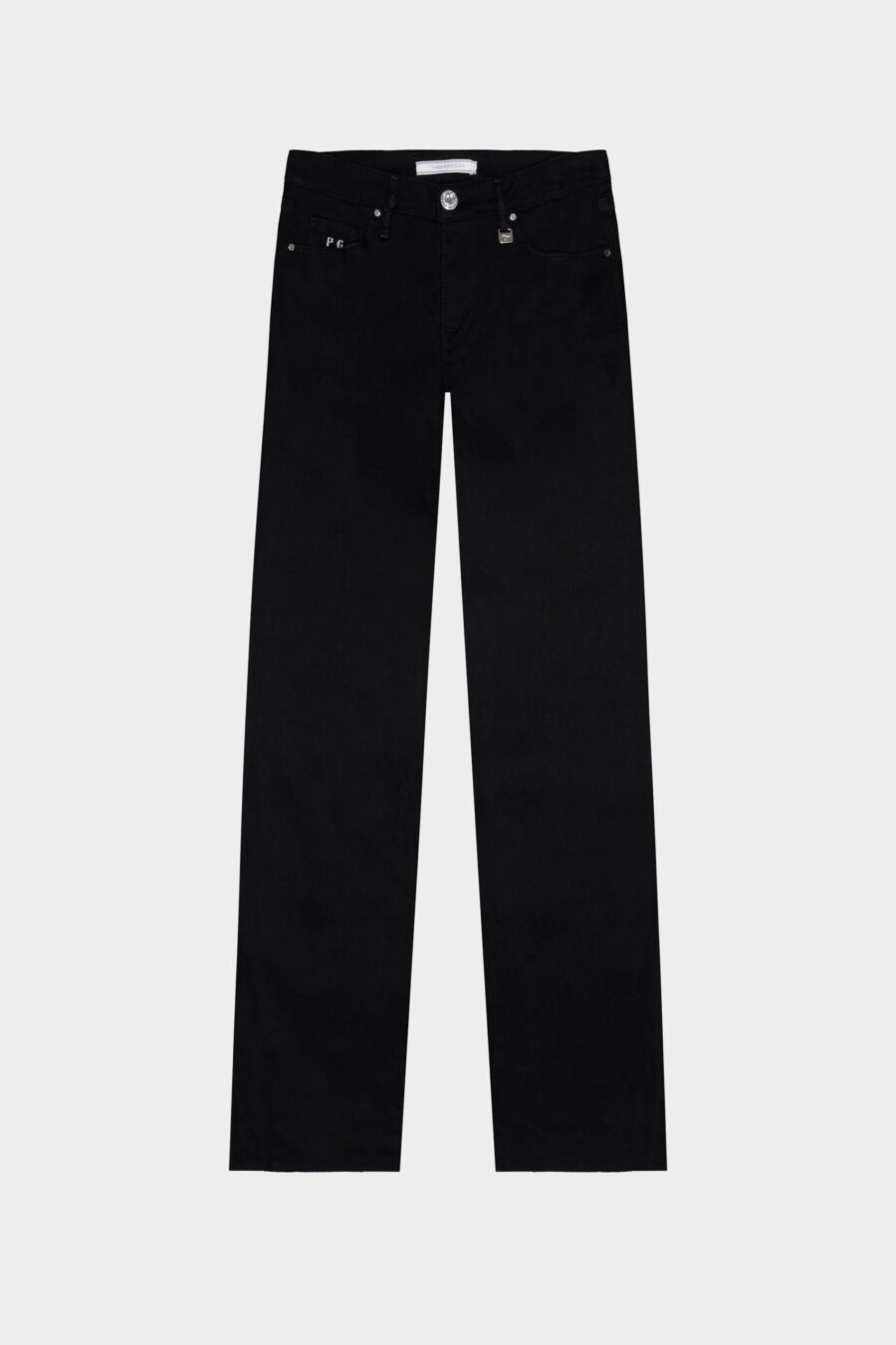 MONICA STRAIGHT BLACK DENIM JEANS