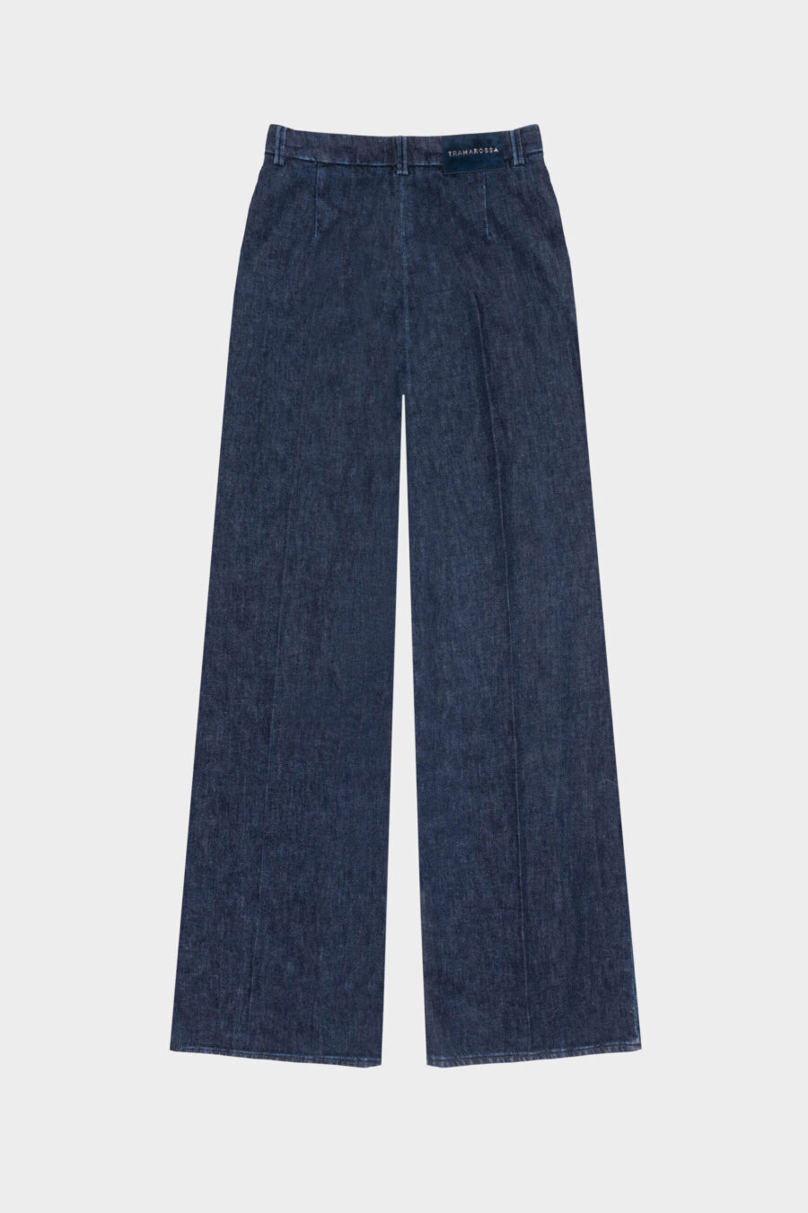 PANTALONE AMELIA WIDE LEG IN DENIM BLU MEDIO - immagine 6
