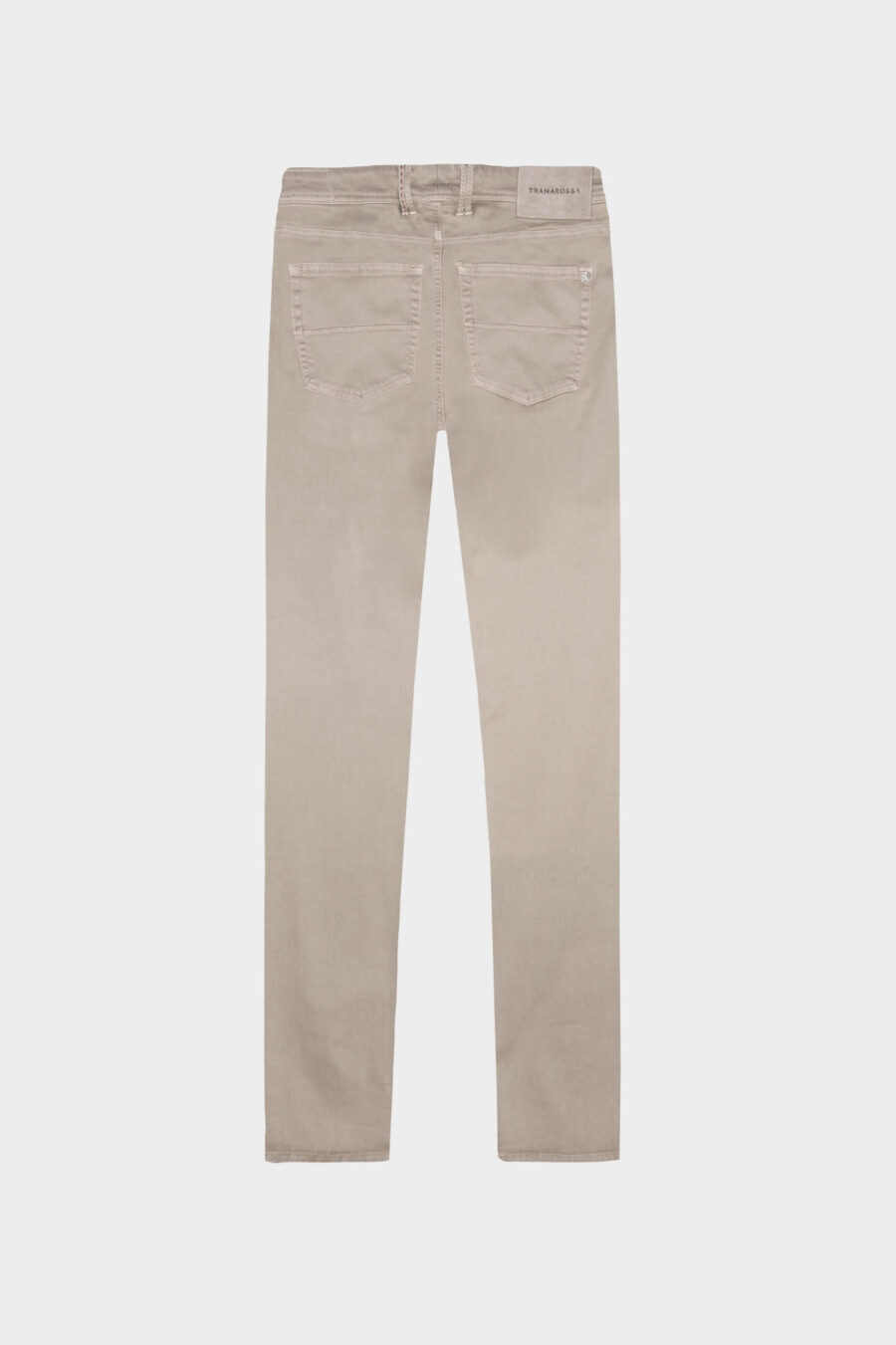 BEIGE COTTON LIGHT GABARDINE LEONARDO ZIP SS SLIM PANTS - immagine 6