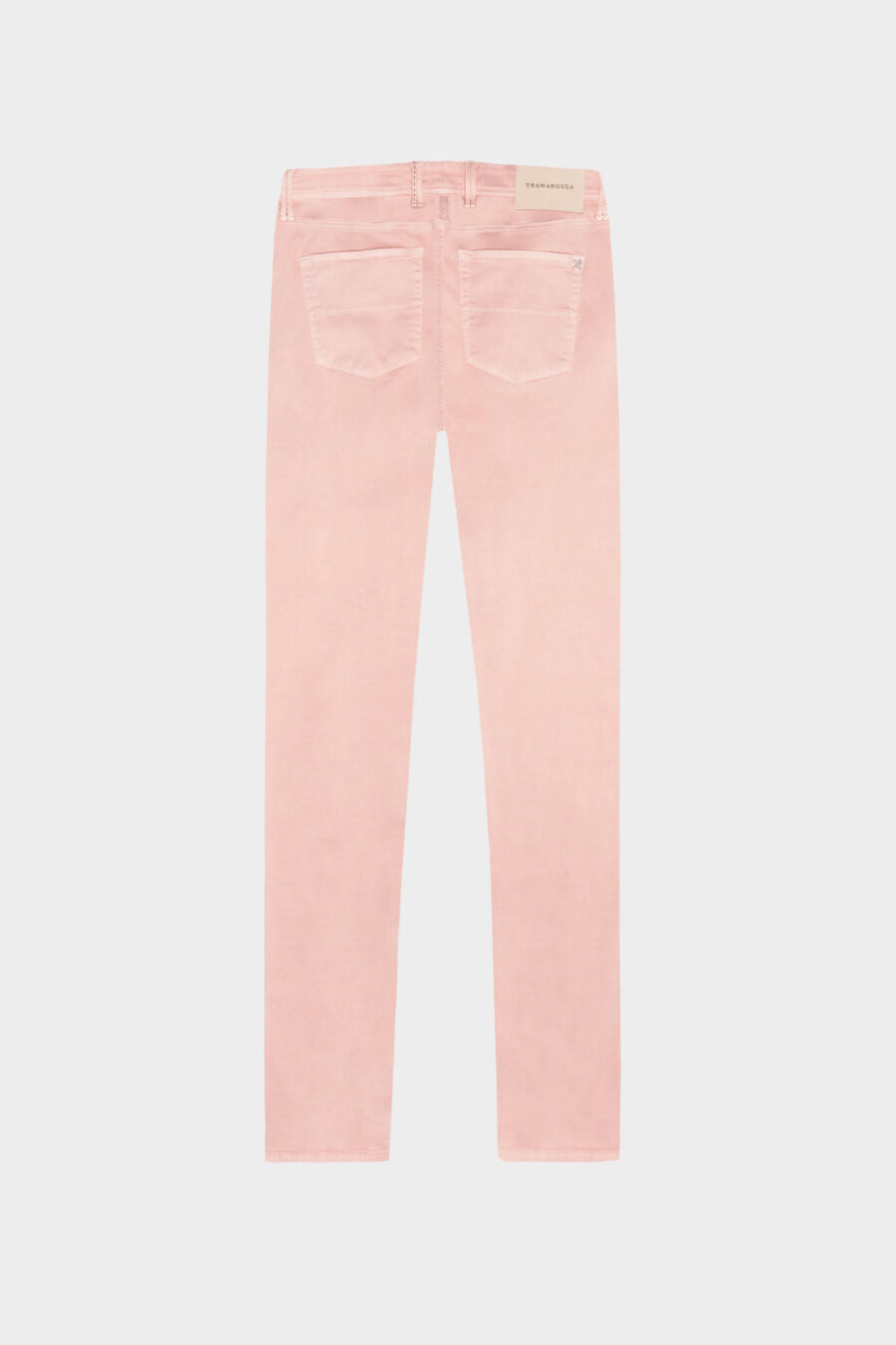LEONARDO ZIP SS SLIM STRETCH COTTON GABARDINE PINK PANTS - Image 6