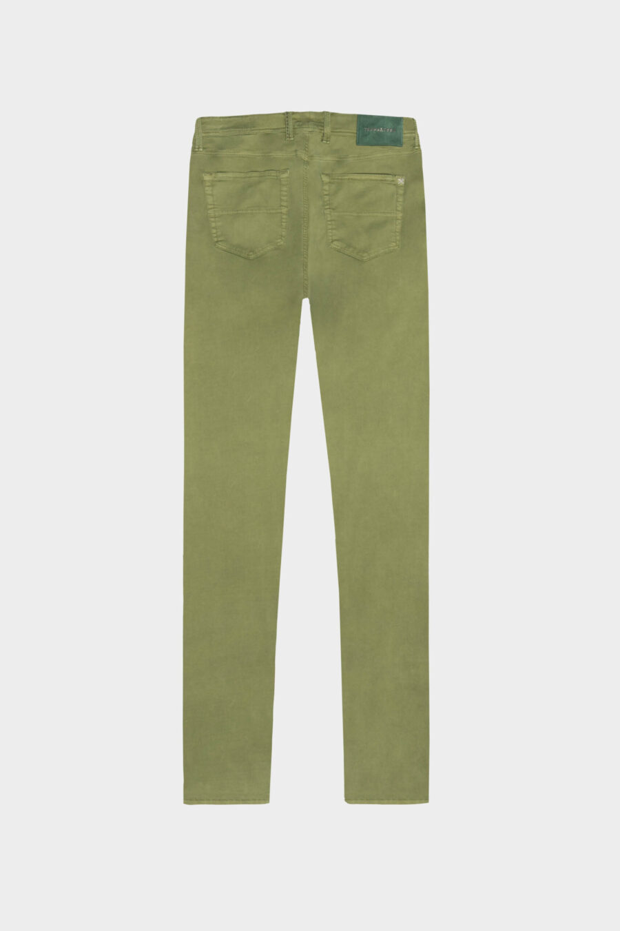 LEONARDO ZIP SS SLIM STRETCH COTTON GABARDINE PANTS GREEN - immagine 6