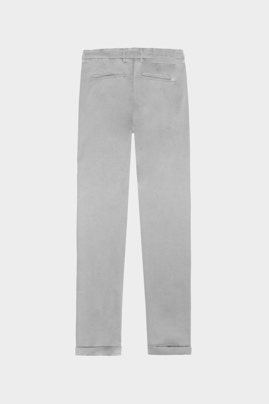 PANTALONE LUIS REGULAR IN GABARDINA DI COTONE STRETCH GRIGIO - immagine 6