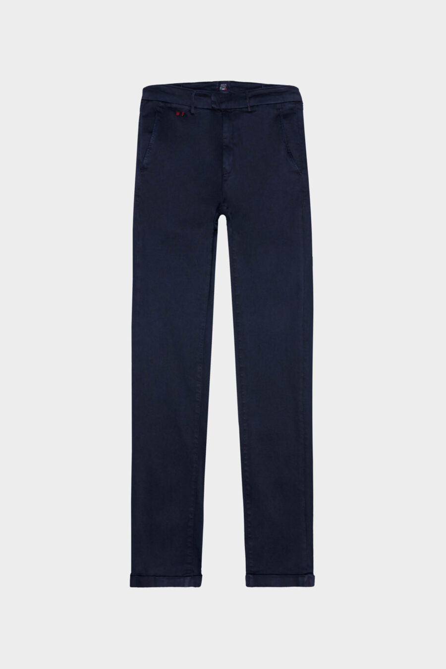 LUIS SLIM PANTS IN LIGHT STRETCH COTTON GABARDINE DARK BLUE