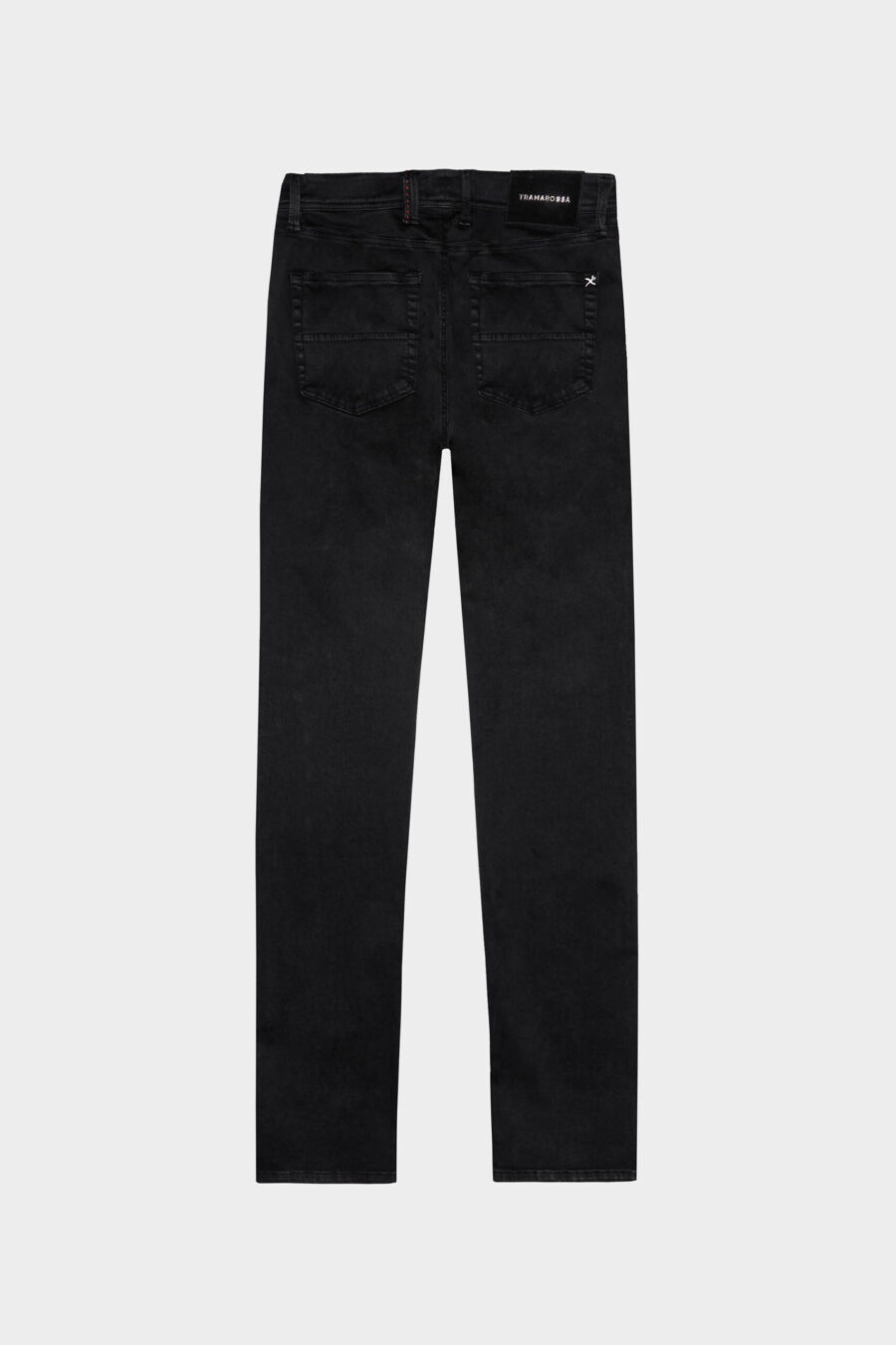 MICHELANGELO ZIP SS REGULAR BLACK STRETCH COTTON GABARDINE PANTS - immagine 6