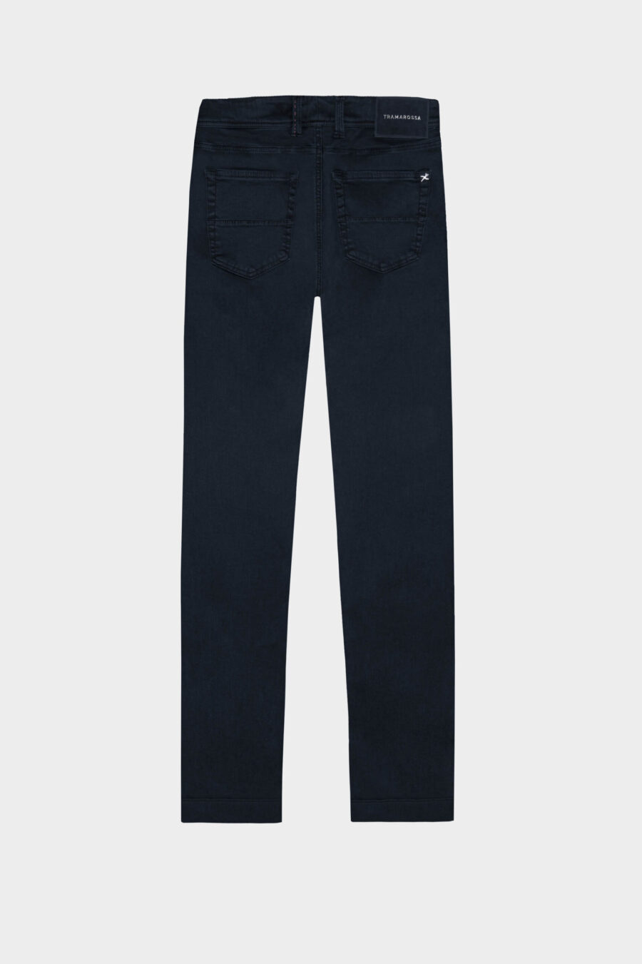 PANTALONE MICHELANGELO ZIP SS REGULAR IN GABARDINA LEGGERA DI COTONE STRETCH BLU SCURO - immagine 6
