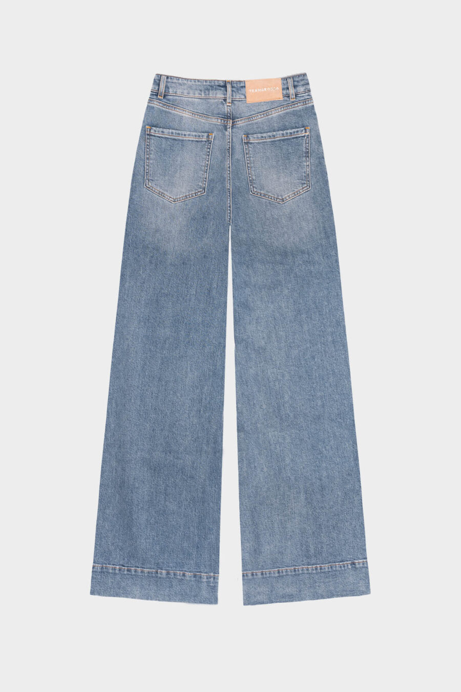 JEANS VIOLA WIDE LEG IN DENIM BLU CHIARO - immagine 11