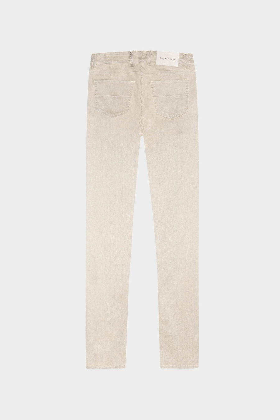 LEONARDO ZIP SS SLIM COTTON GABARDINE STRETCH PANTS - immagine 6