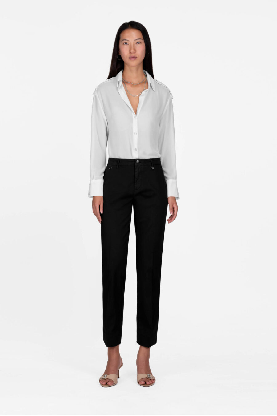 ADELE SLIM BLACK DENIM PANTS - Image 2