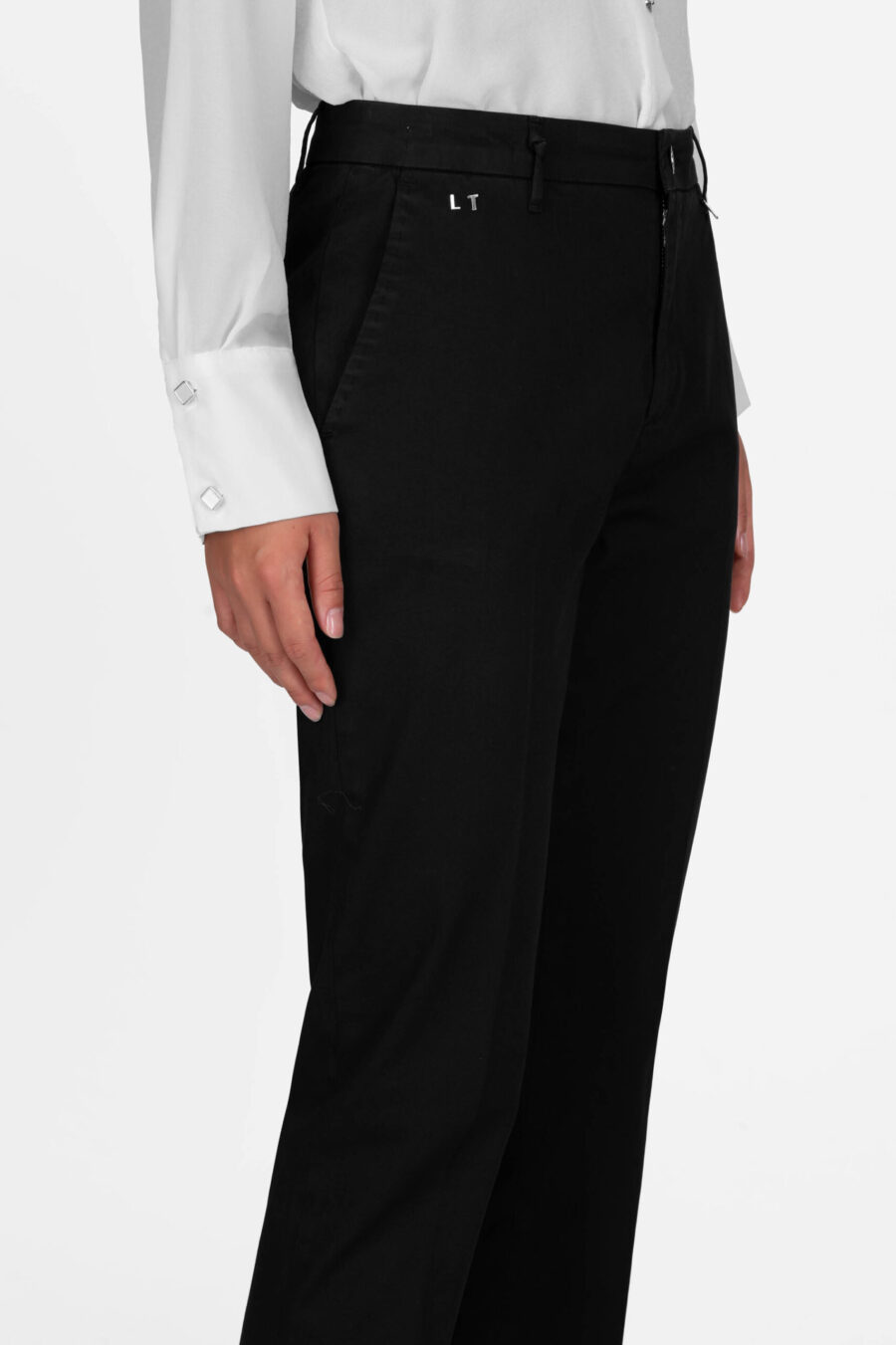 ADELE SLIM BLACK DENIM PANTS - Image 5