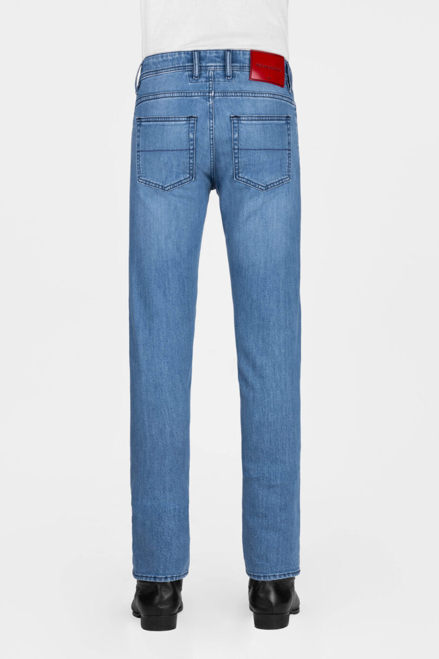 MICHELANGELO REGULAR LIGHT BLUE DENIM JEANS - Image 3