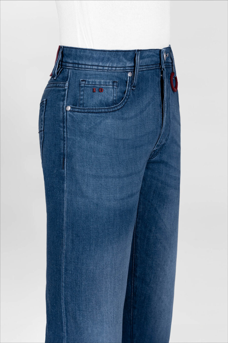 MICHELANGELO REGULAR LIGHT BLUE DENIM JEANS - Image 5