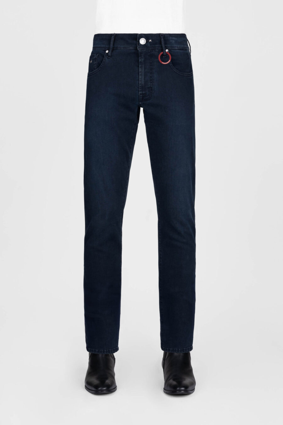 MICHELANGELO REGULAR BLUE GRAY DENIM JEANS - Image 2