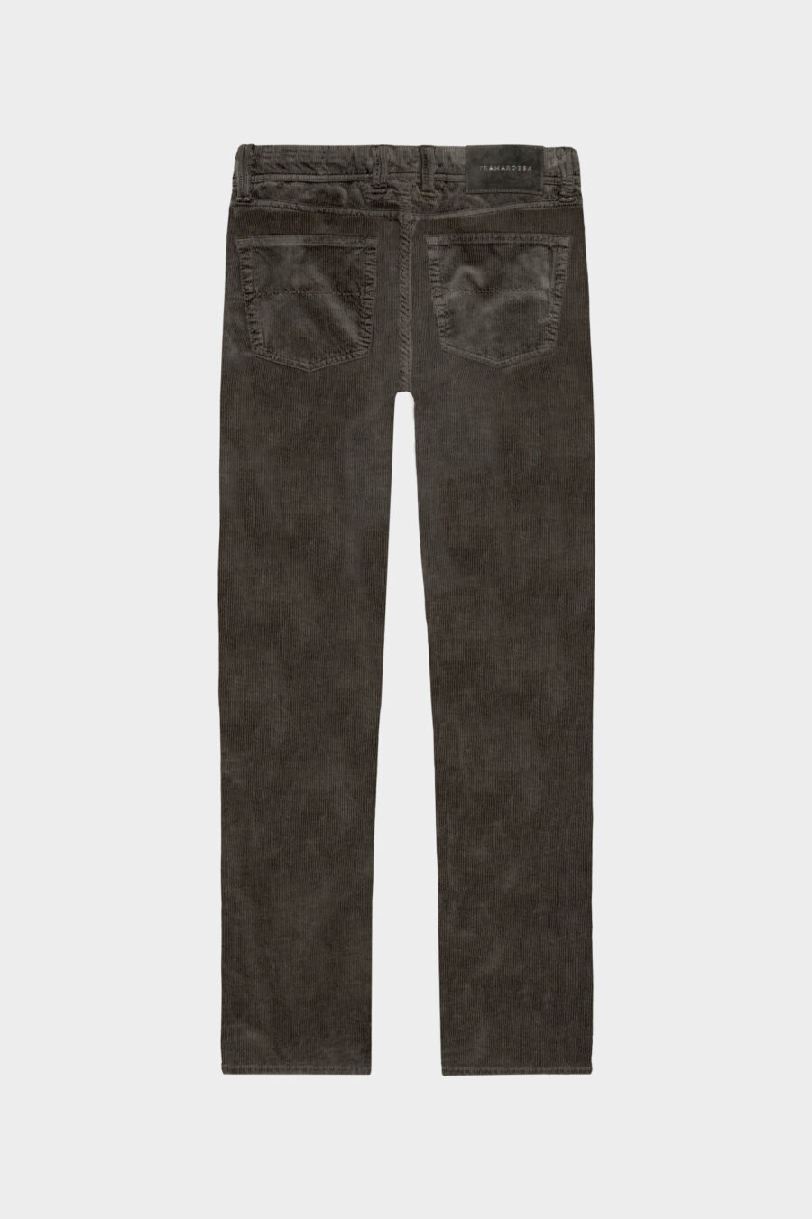 MICHELANGELO JEANS ZIP REGULAR VELVET 1000 STRIPES BROWN - immagine 6