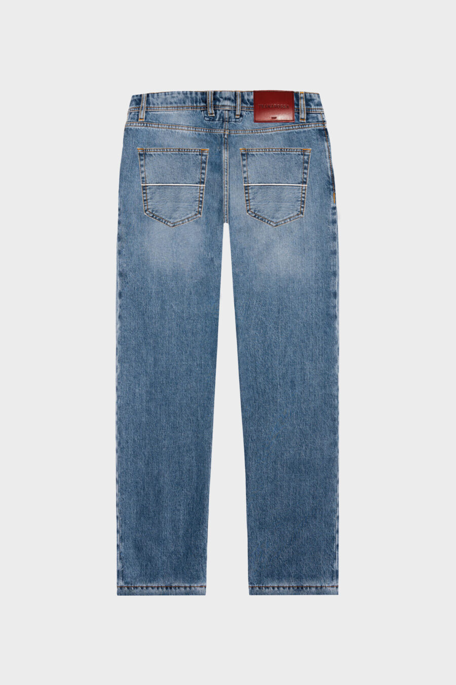JEANS DANTE LOOSE IN DENIM CIMOSATO BLU CHIARO - immagine 6