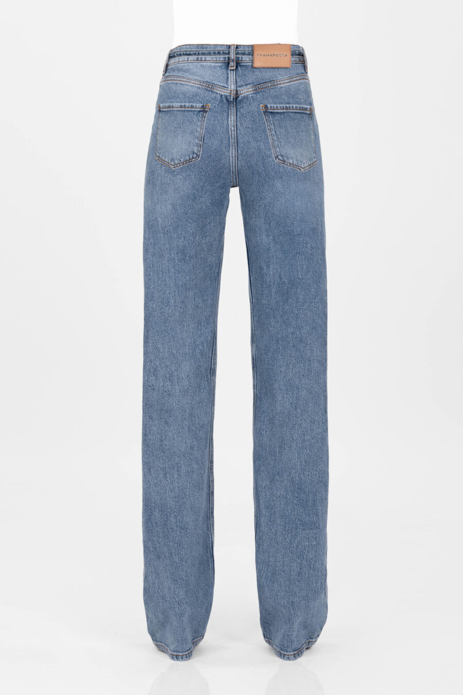 HOLLYWOOD BARREL JEANS IN MEDIUM BLUE DENIM - immagine 7