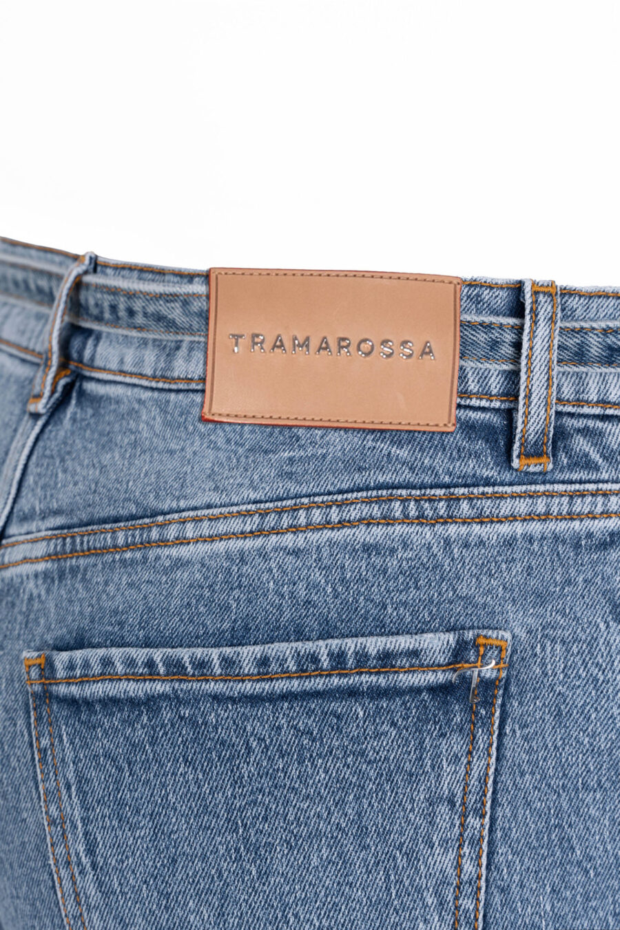 HOLLYWOOD BARREL JEANS IN MEDIUM BLUE DENIM - immagine 8