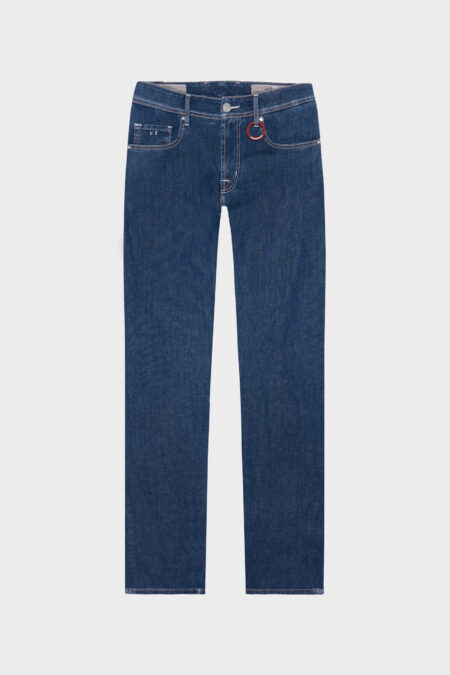 LEONARDO SLIM JEANS IN MEDIUM BLUE DENIM