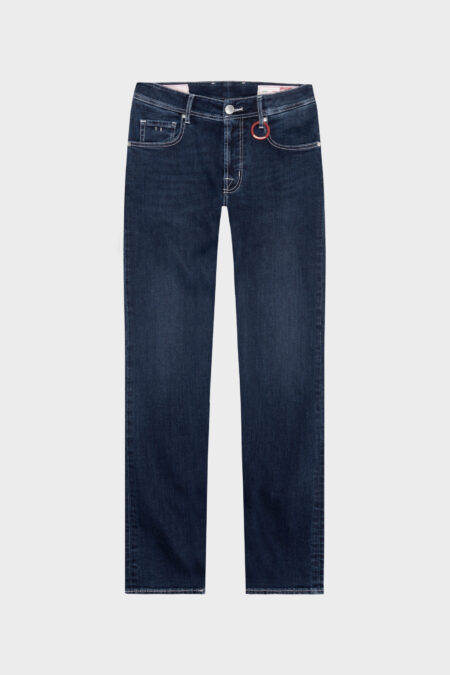 LEONARDO SLIM DARK BLUE DENIM JEANS
