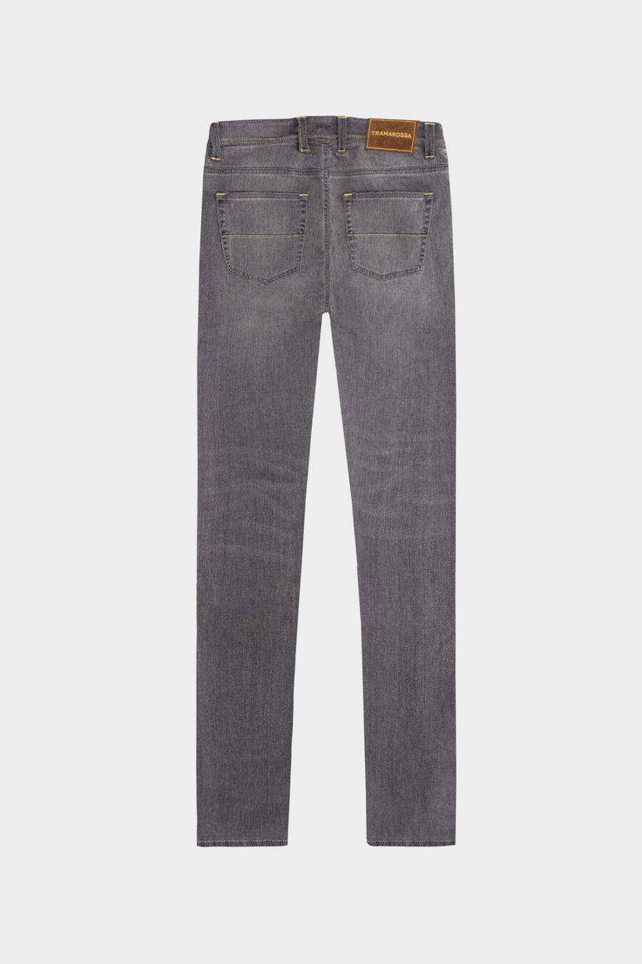 JEANS LEONARDO ZIP SS SLIM IN DENIM STRETCH GRIGIO - immagine 6
