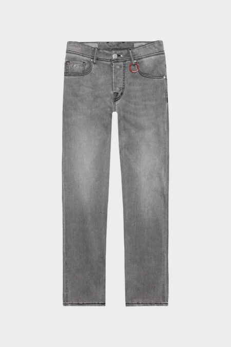 MICHELANGELO REGULAR JEANS IN GRAY DENIM RELAX