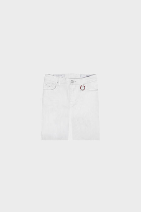 LIGHT BLUE COTTON SHORT ASCANIO PANTS