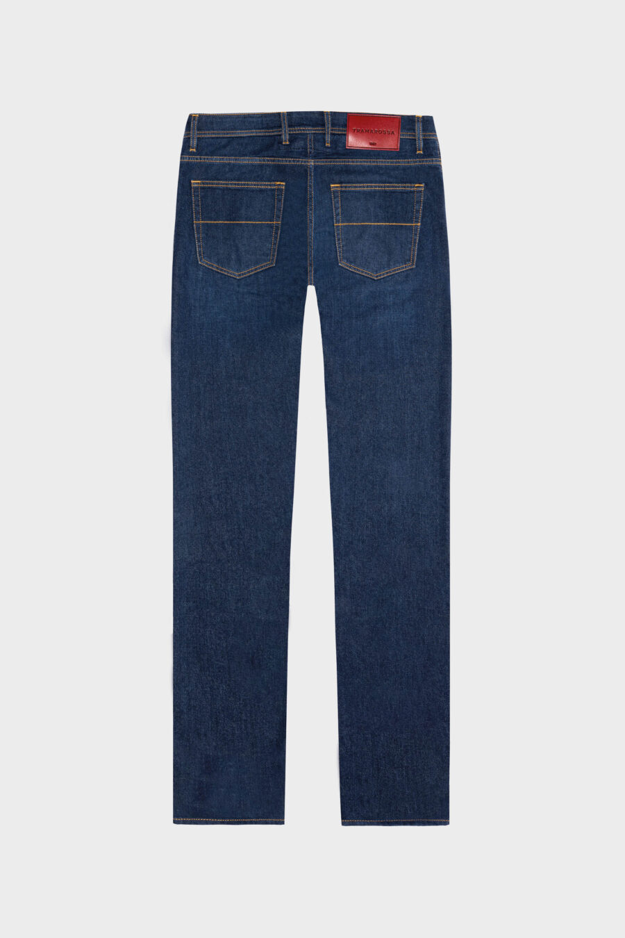 JEANS LEONARDO SLIM IN DENIM LEGGERO BLU MEDIO - immagine 6