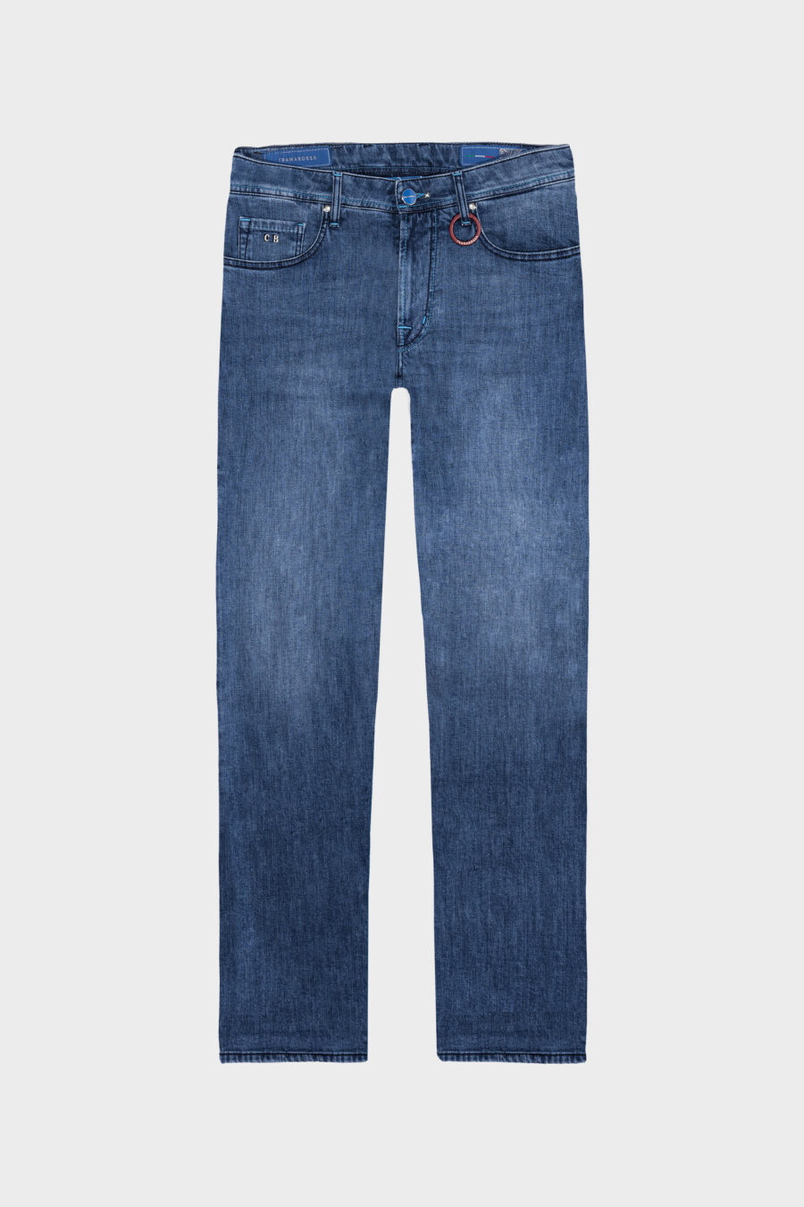 MICHELANGELO REGULAR MEDIUM BLUE DENIM JEANS