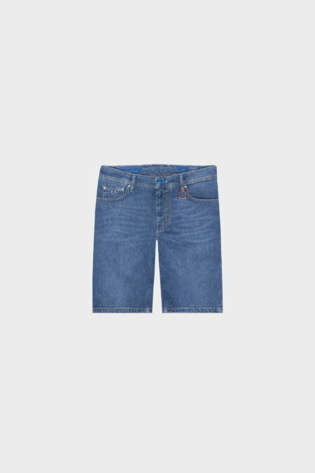 MEDIUM BLUE DENIM SHORT ASCANIO JEANS