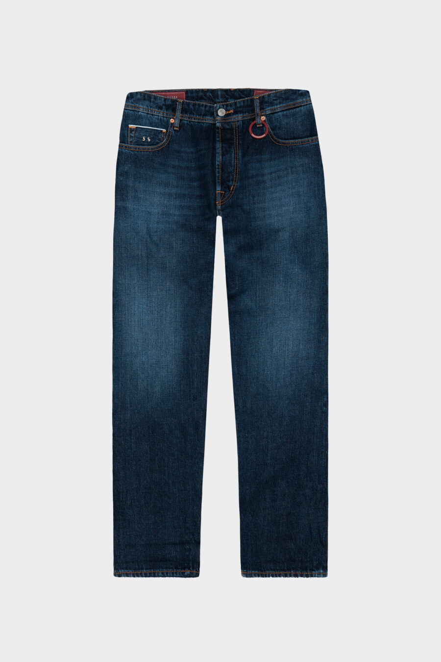 DANTE LOOSE JEANS IN MEDIUM BLUE SELVEDGE DENIM