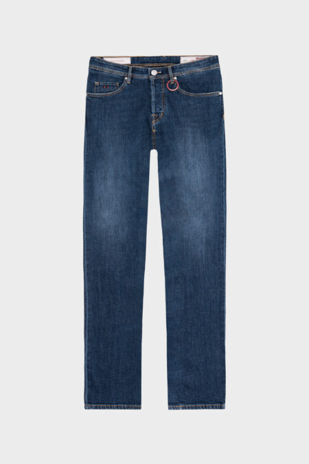 MICHELANGELO REGULAR DARK BLUE DENIM JEANS