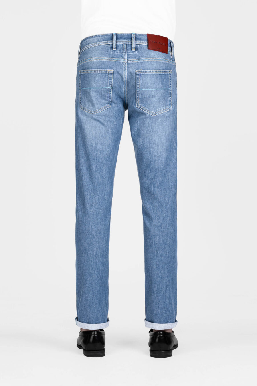 LEONARDO SLIM JEANS IN LIGHT BLUE DENIM - Image 3