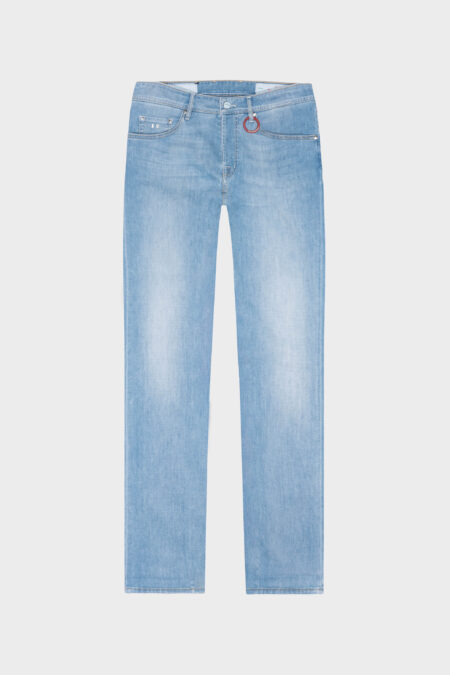 LEONARDO SLIM LIGHT BLUE DENIM JEANS