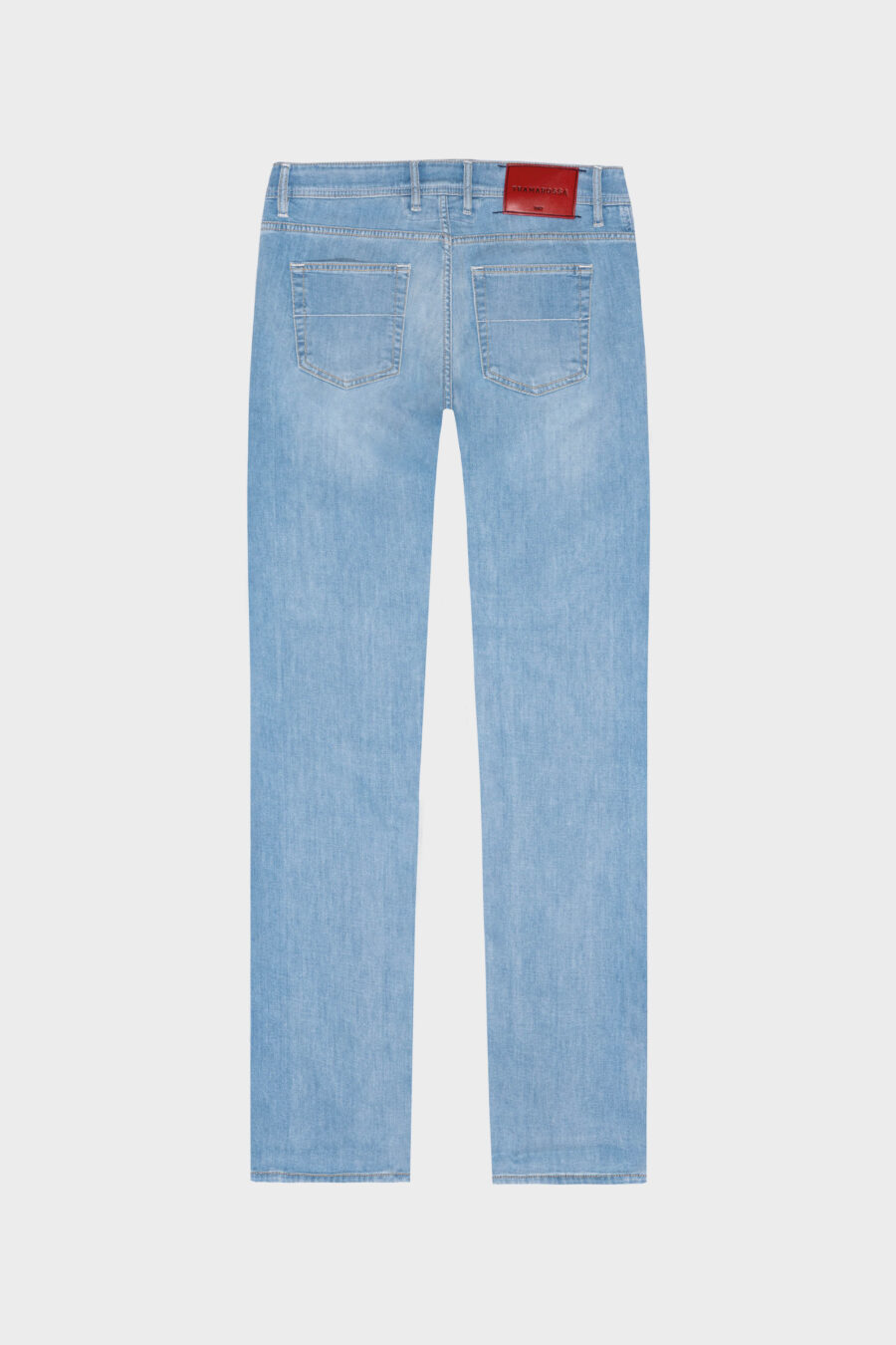 LEONARDO SLIM LIGHT BLUE DENIM JEANS - Image 7