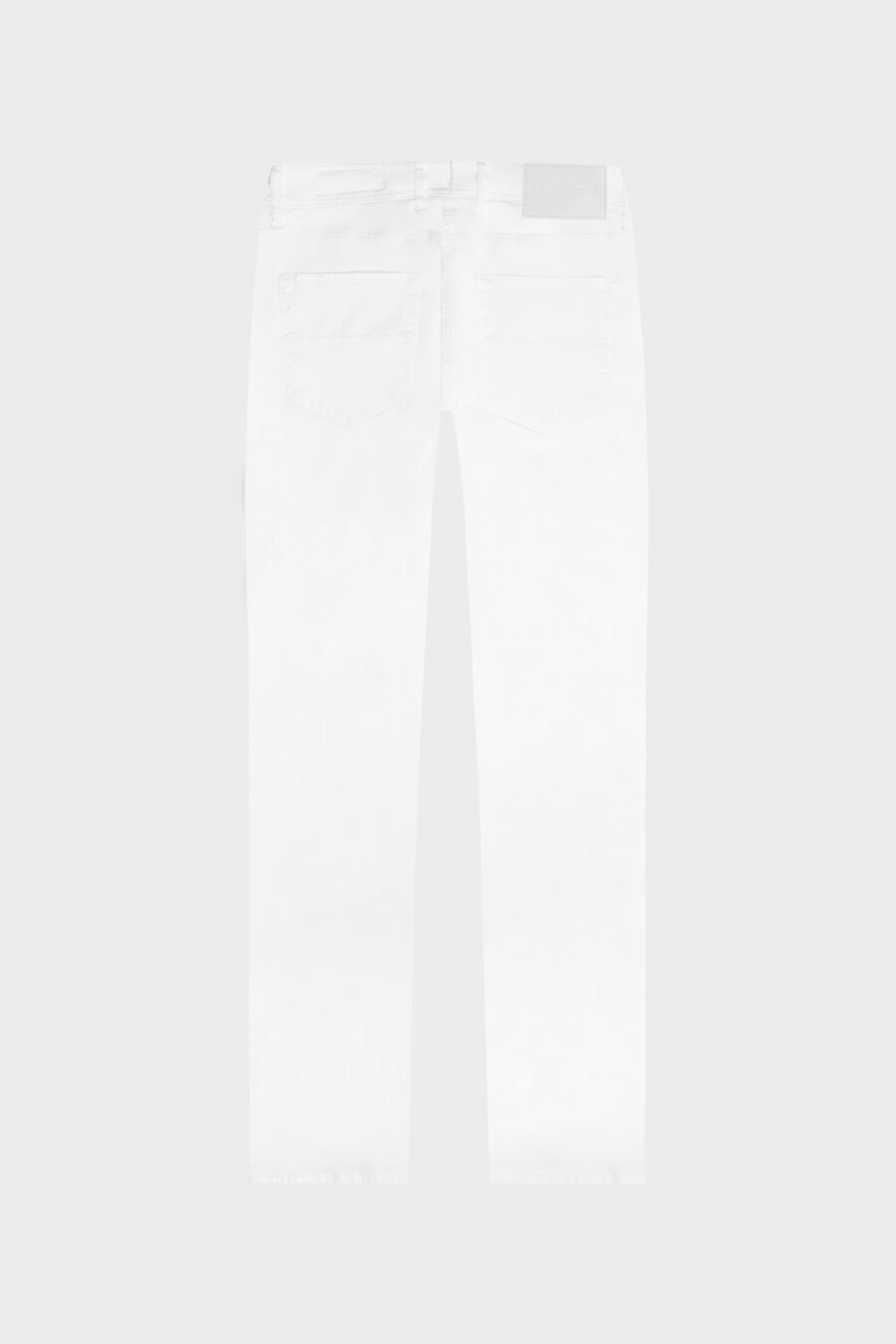 PANTALONE LEONARDO SLIM IN GABARDINA DI COTONE STRETCH OFF WHITE - immagine 6