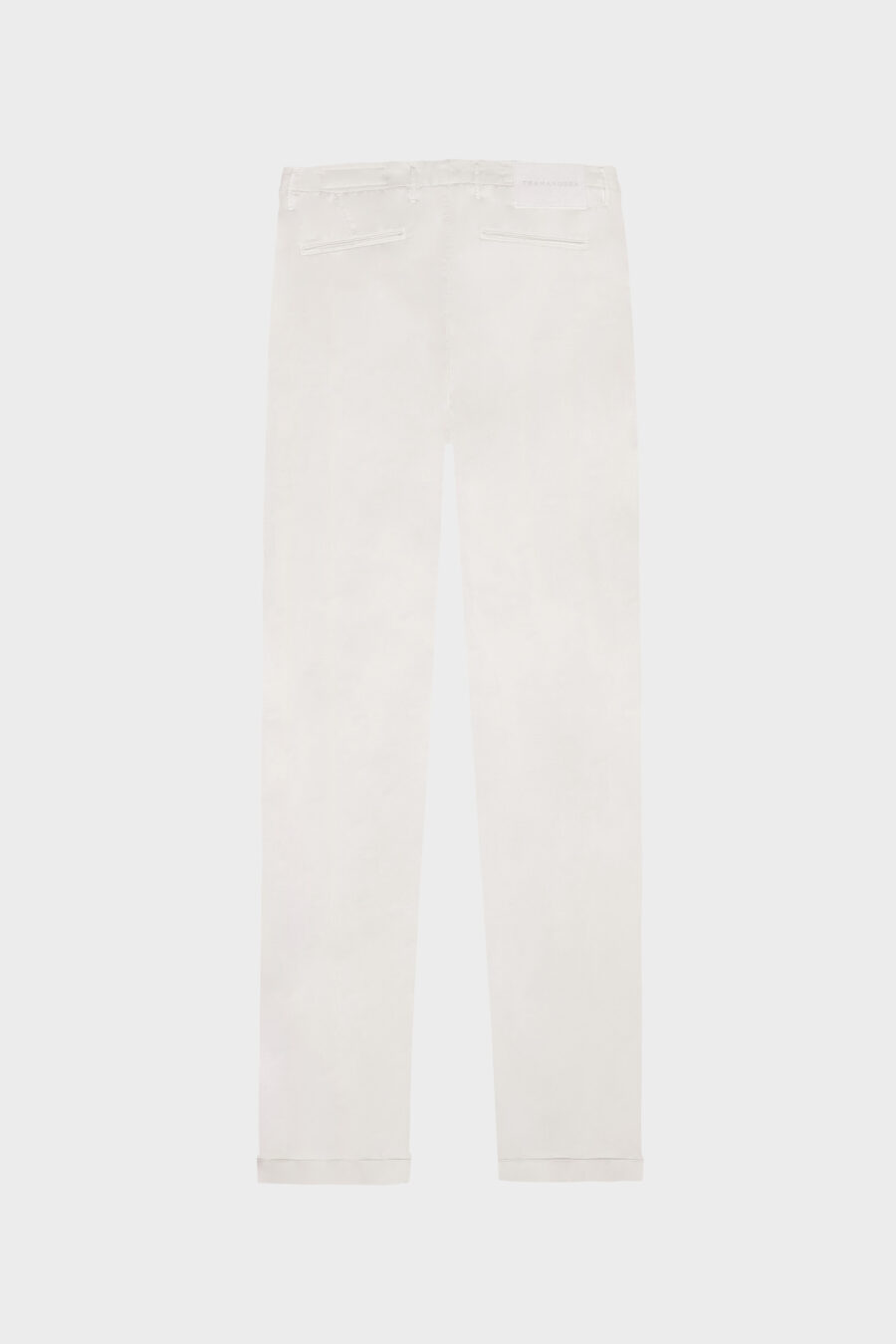 PANTALONE LUIS REGULAR IN GABARDINA DI COTONE E SETA BEIGE - immagine 7