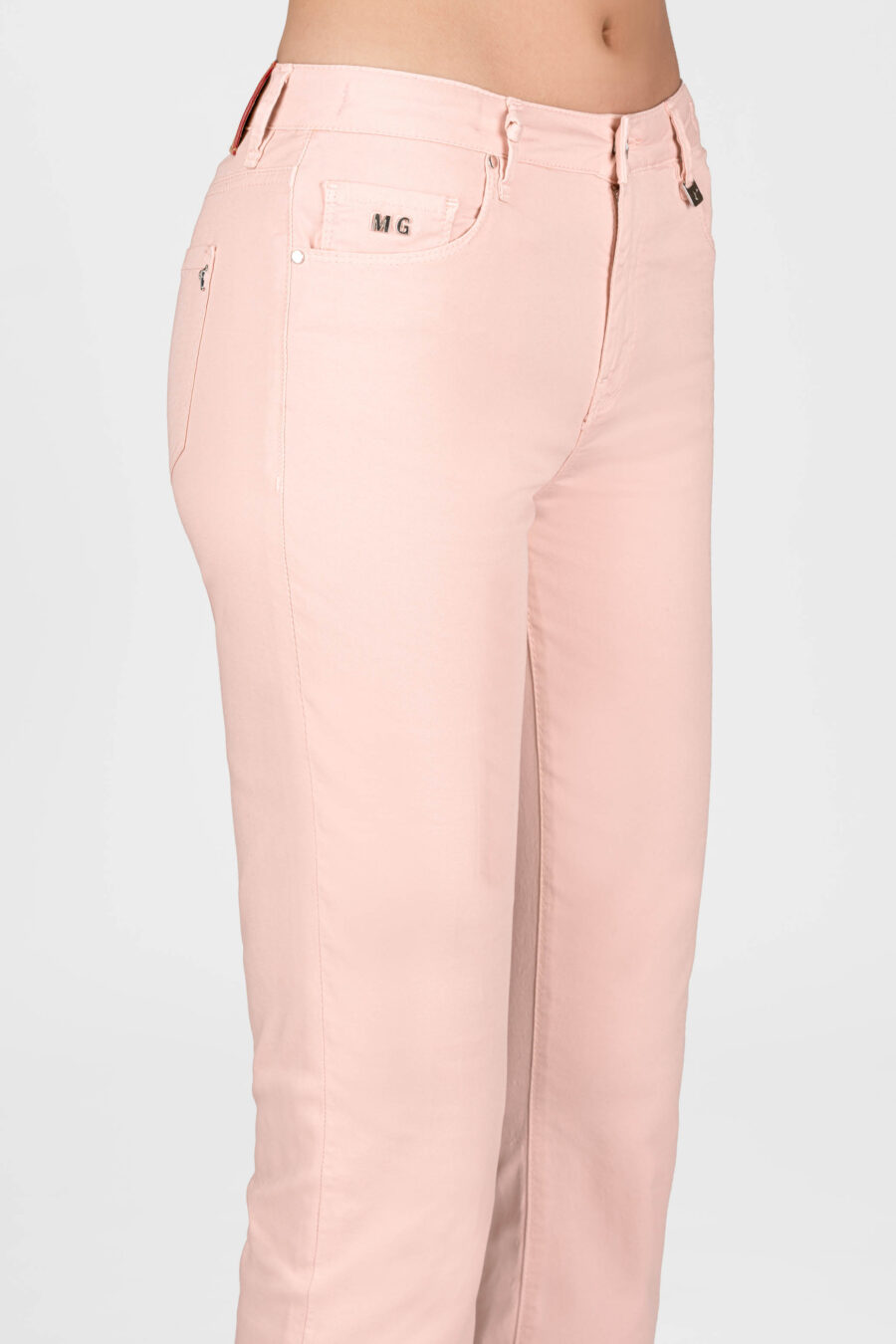 JEANS BIANCA FLARE CUT FLARE IN COTONE ARANCIONE - immagine 7