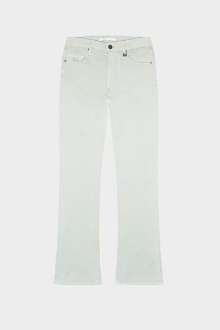 JEANS BIANCA FLARE CUT FLARE IN COTONE AZZURRO