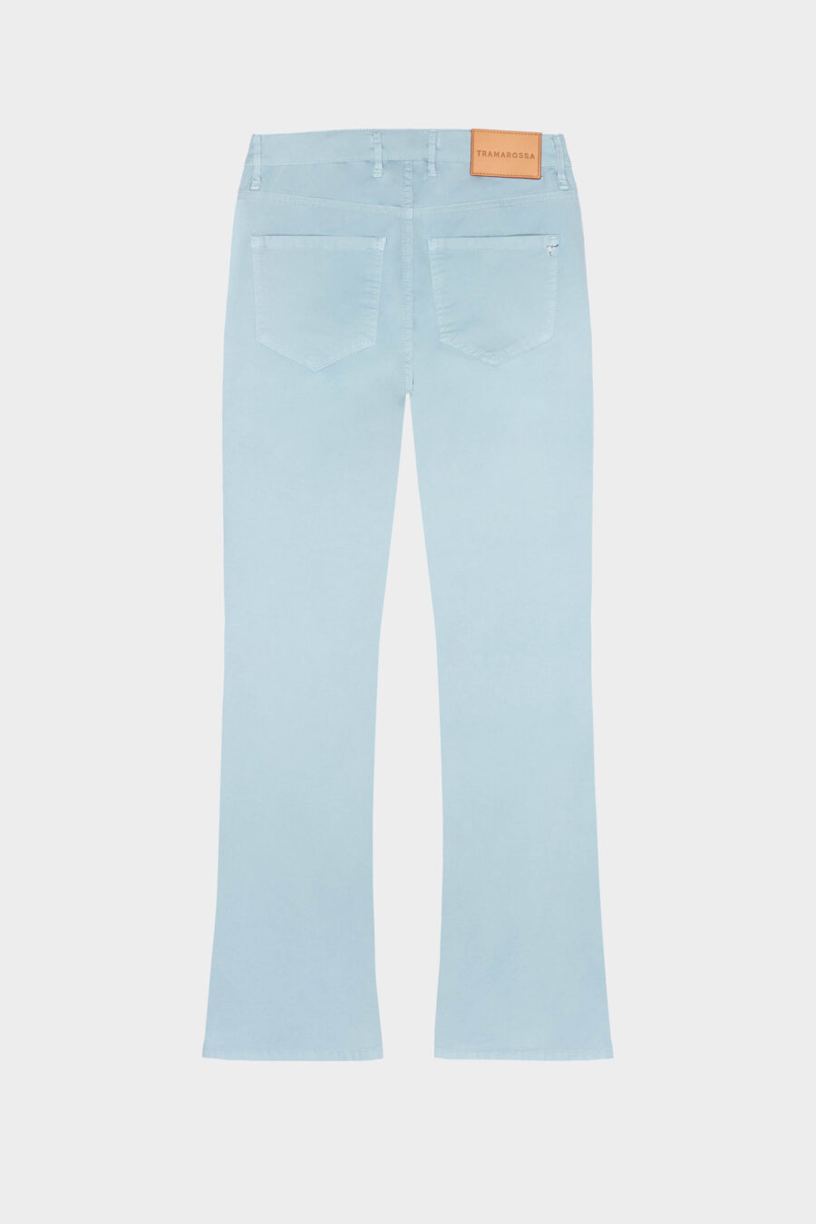 JEANS BIANCA FLARE CUT FLARE IN COTONE AZZURRO - immagine 9