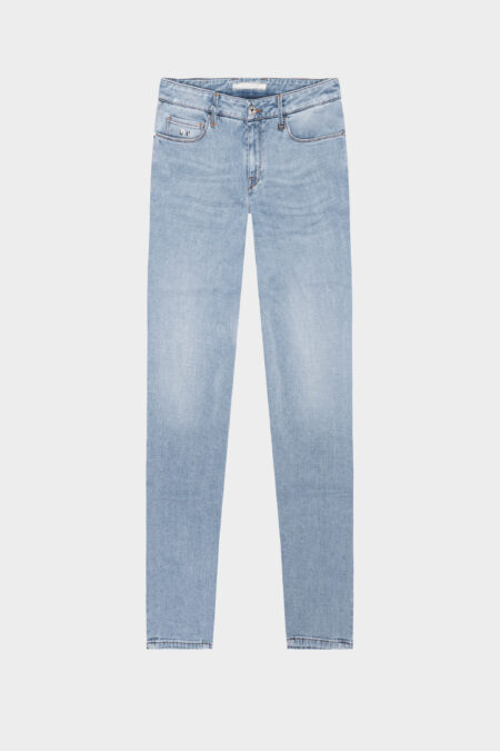 BIANCA SLIM SKINNY JEANS IN LIGHT BLUE STRETCH DENIM