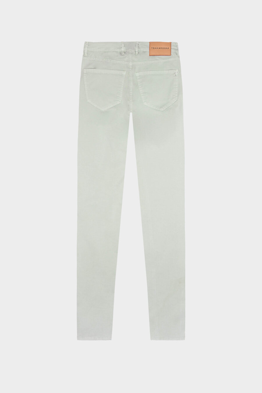 PANTALONE BIANCA SLIM SKINNY IN COTONE AZZURRO - immagine 9