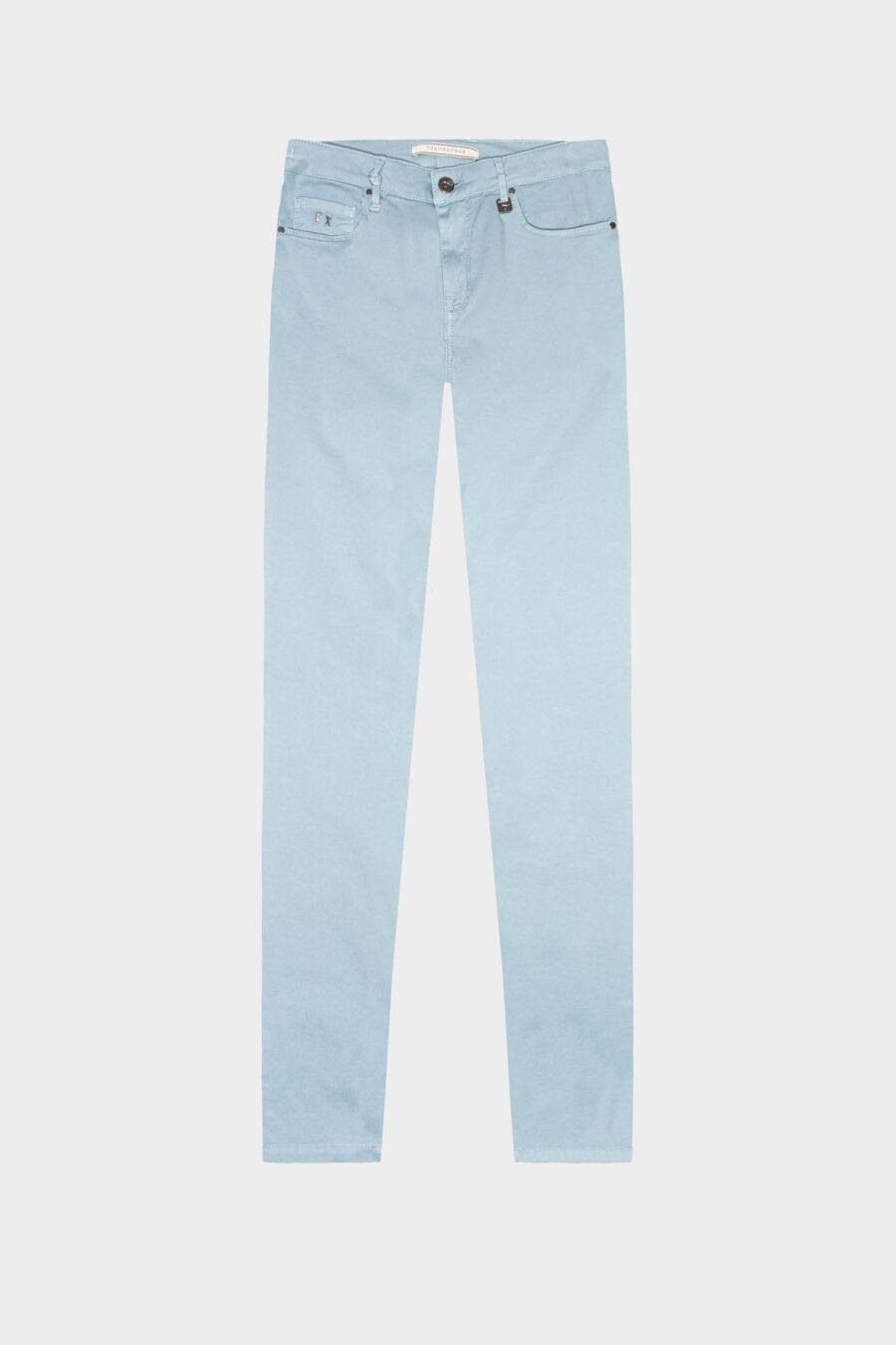 BIANCA SLIM SKINNY PANTS IN LIGHT BLUE COTTON