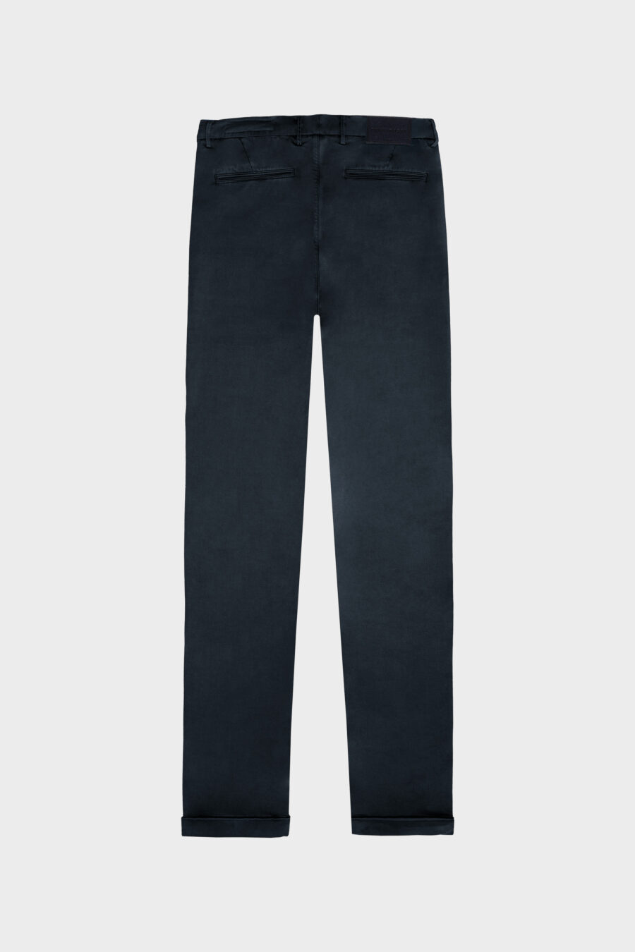PANTALONE LUIS SLIM IN GABARDINA DI COTONE STRETCH BLU SCURO - immagine 6