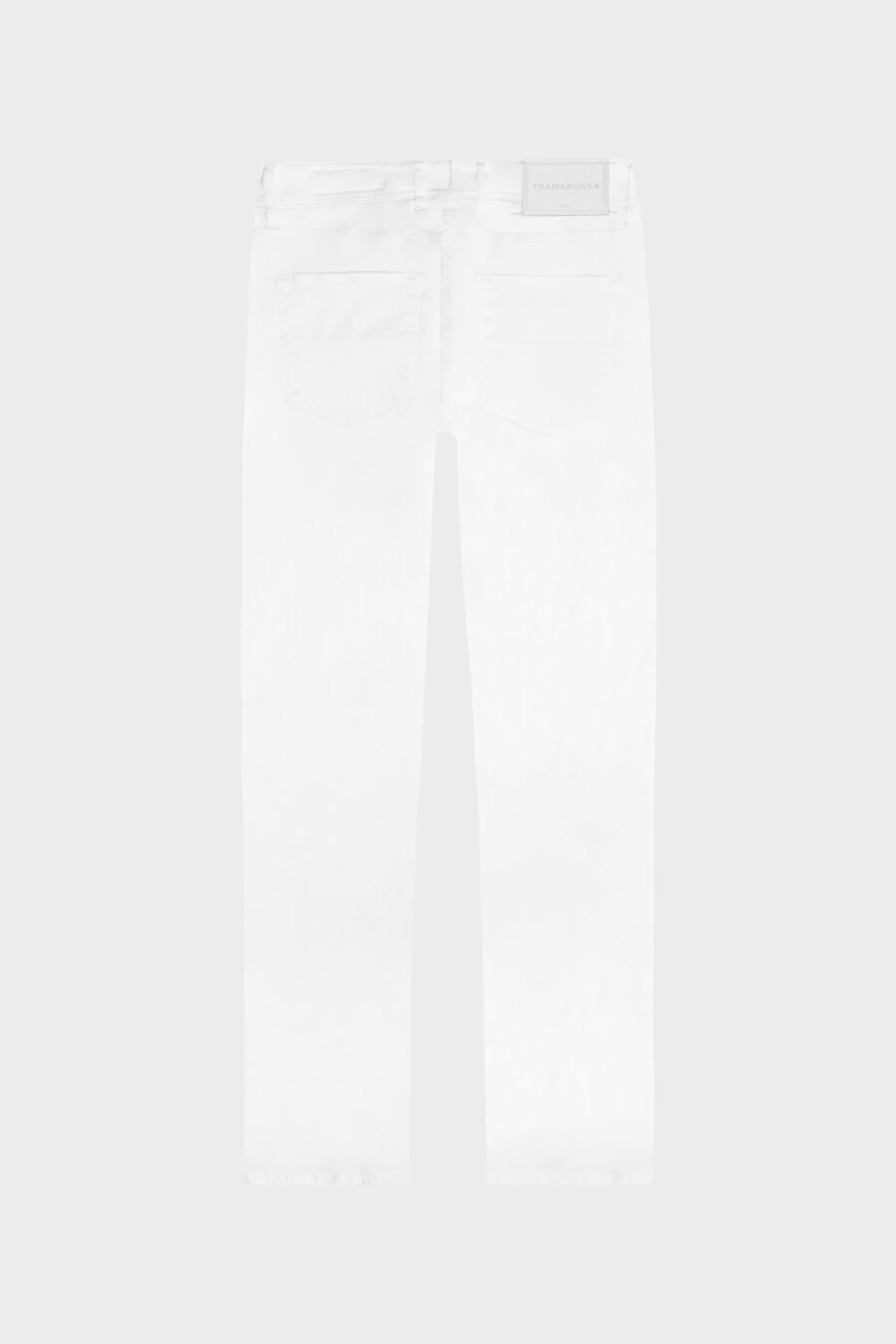 PANTALONE MICHELANGELO REGULAR IN GABARDINA DI COTONE STRETCH BIANCO - immagine 6