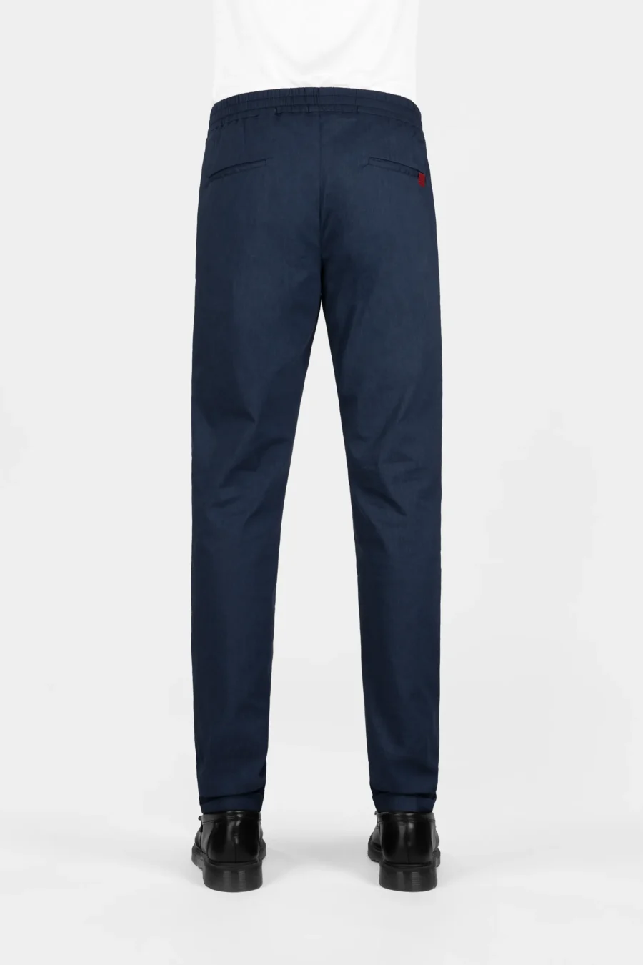 PANTALONE ALVISE REGULAR IN DENIM BLU SCURO - immagine 2