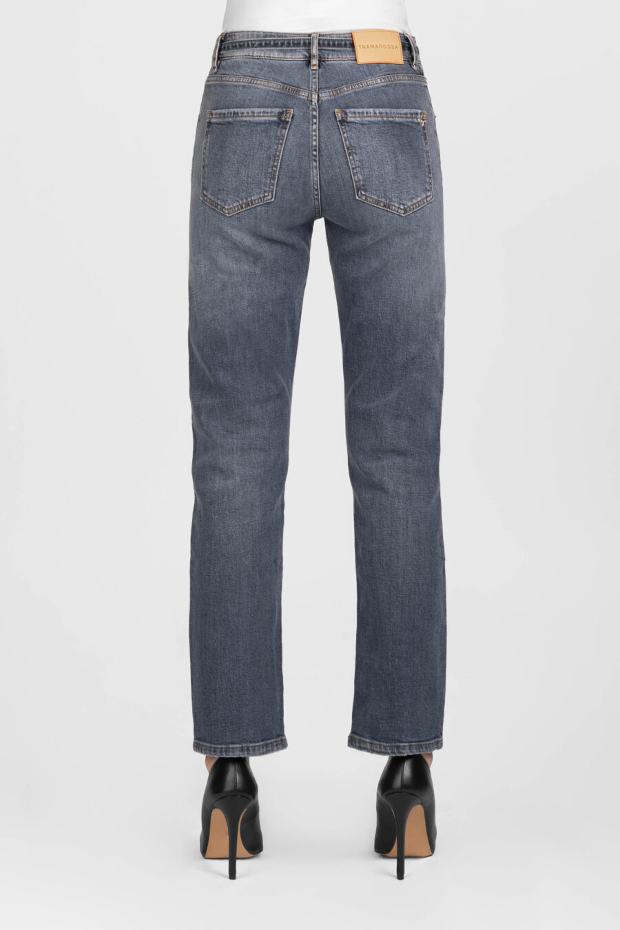 PANTALONE AMERICA SLIM IN COTONE BLU SCURO - immagine 3